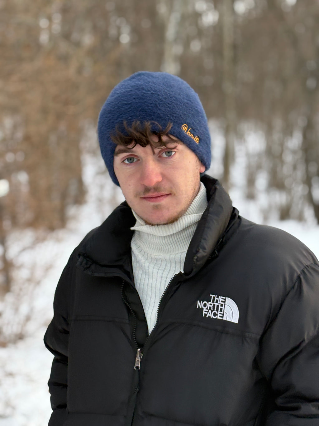BONNET "FLUFFY BEANIE" BLEU